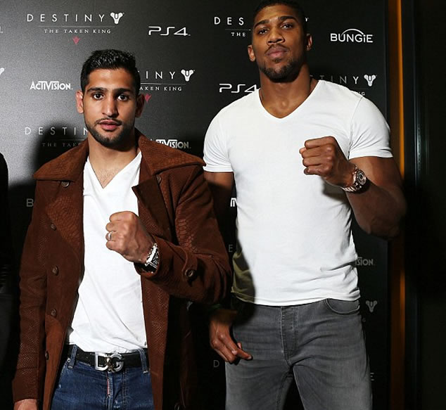 Amir Khan & Anthony Joshua | newzealanddaily.co.nz